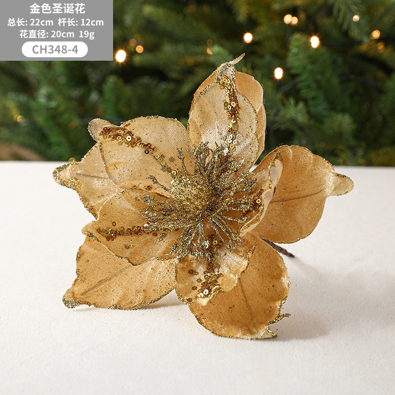 Wholesale Artificial Flower Everlasting Flower Ornaments Christmas Tree Decorations